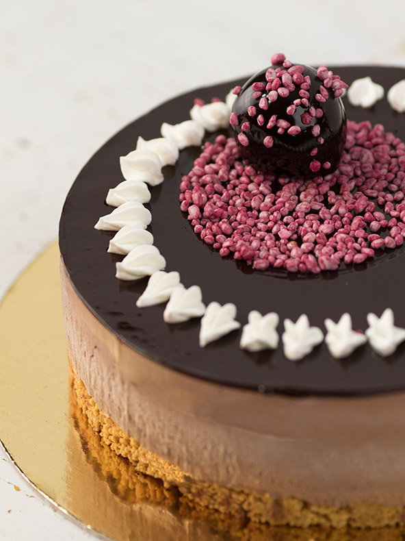 Cukrařina - PreGel - Čokoládový dort s posypem